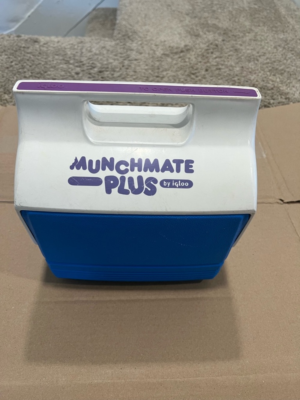 Igloo vintage Munchmate Plus personal cooler from the 1990s